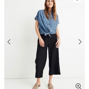 Madewell Huston Wide Leg Pull On Pants